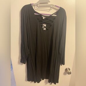 Avenue black tunic